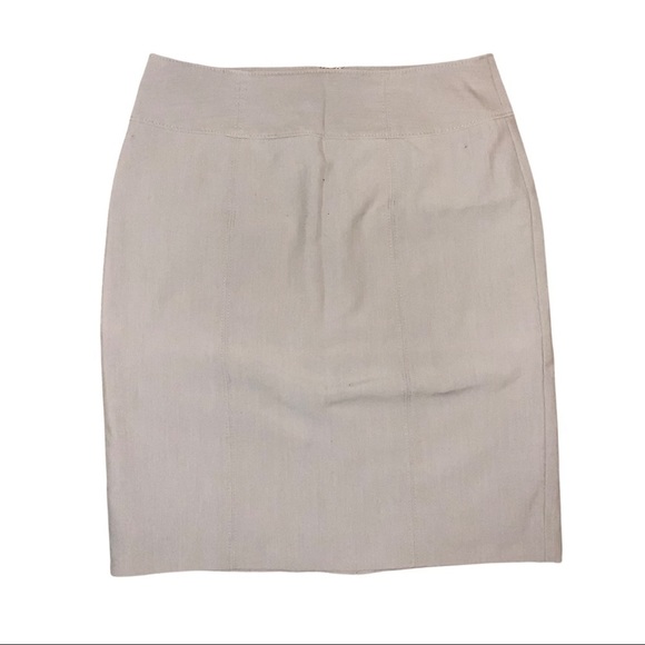 Worthington Light Gray Pencil Skirt | 8 - Picture 1 of 3
